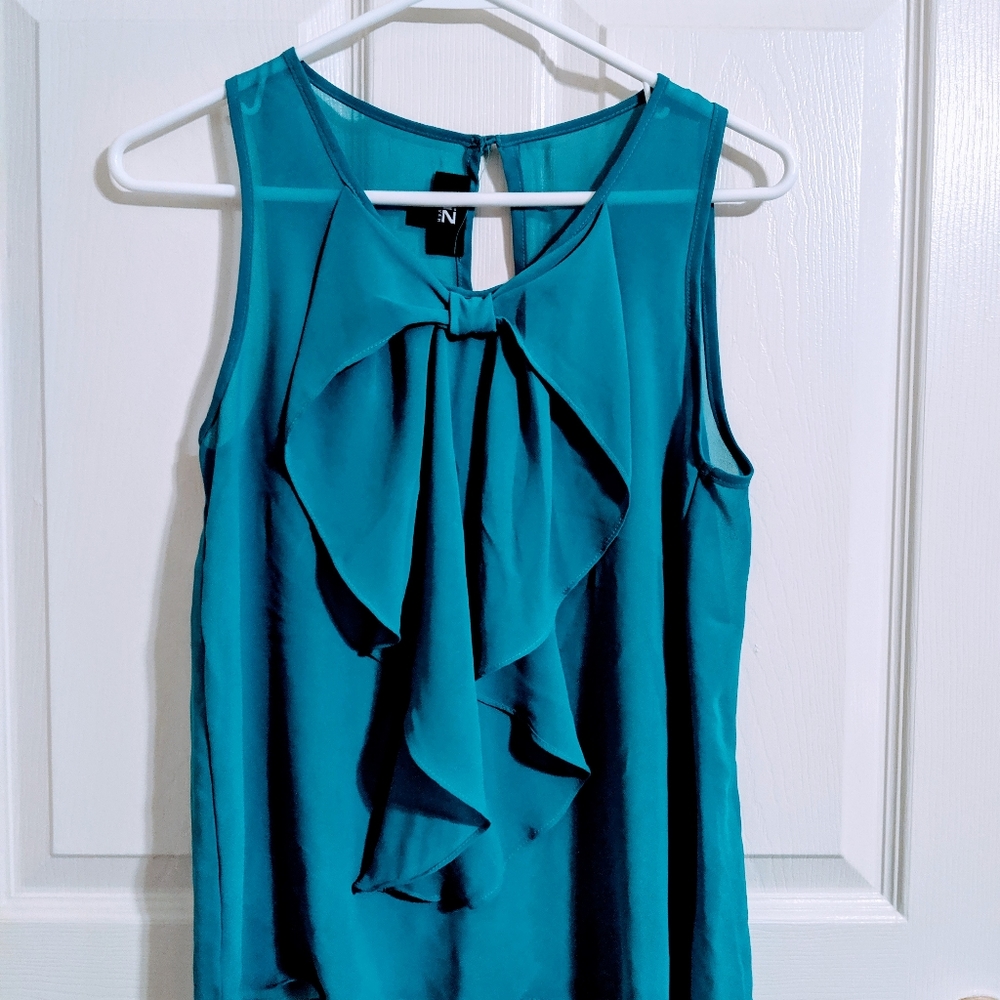 Turquoise Shear Tank